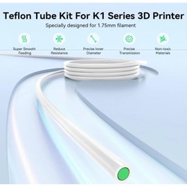 ptfe tube for 1.75mm filament ptfe tubing 3d printer tube teflon tube bowden tube(ID2.5mm*OD4mm（5m）/16.4ft)