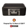 SentrySafe Fireproof Safe Box with Key Lock, Chest Safe with