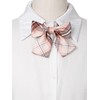 [Elerevyo] Plaid Uniform Pre-tied Knot Cute Colorful Bow Tie for