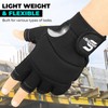 SAWANS Fingerless Working Gloves for Men Performance Heavy Duty Half-Finger