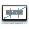 Mount-It! Tilting TV Wall Mount Bracket with UL Certification for