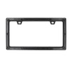 Harrier Hardware Die-Cast Metal Automobile License Plate Frame, Carbon Fiber