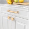Amerdeco 10 Pack Brushed Brass Cabinet Pulls 5 Inch(128mm) Hole
