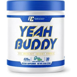 Pre Entreno Ronnie Coleman Yeah Buddy 30 Porciones Manzana Verde Aminoácidos Deportivos Polvo                                                         