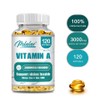 Vitamin A - 3 000 mcg - Cod Liver Oil - Immune and Vision Support* - Vitamin A Palmitate Supplement - Non-GMO - 120 Softgel Capsules, 3 Count, 120 Tablets / 비타민 A - 3 000mcg - 대구 간유 - 면역 및 시력 지원* - 비타민 A 팔미테이트 보충제 - 비유전자변형 - 120 소프트젤 캡슐, 3개, 120정