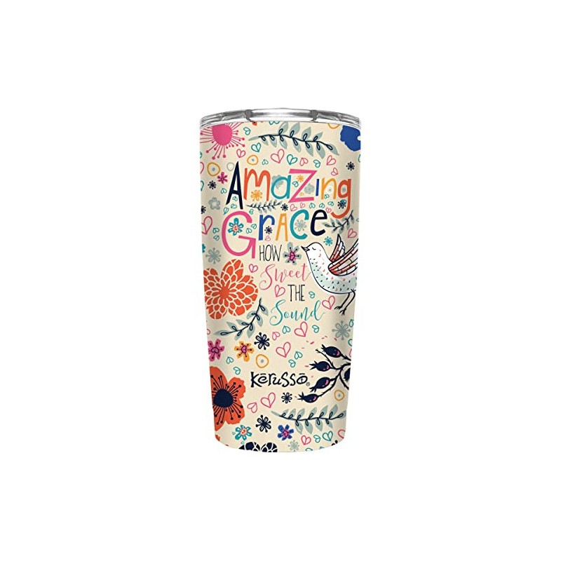 Kerusso Amazing Grace 20 oz Stainless Steel Tumbler