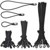 XHTXHT 30 Pcs Small Bungee Cords with Hooks,4Inch 6Inch 10Inch