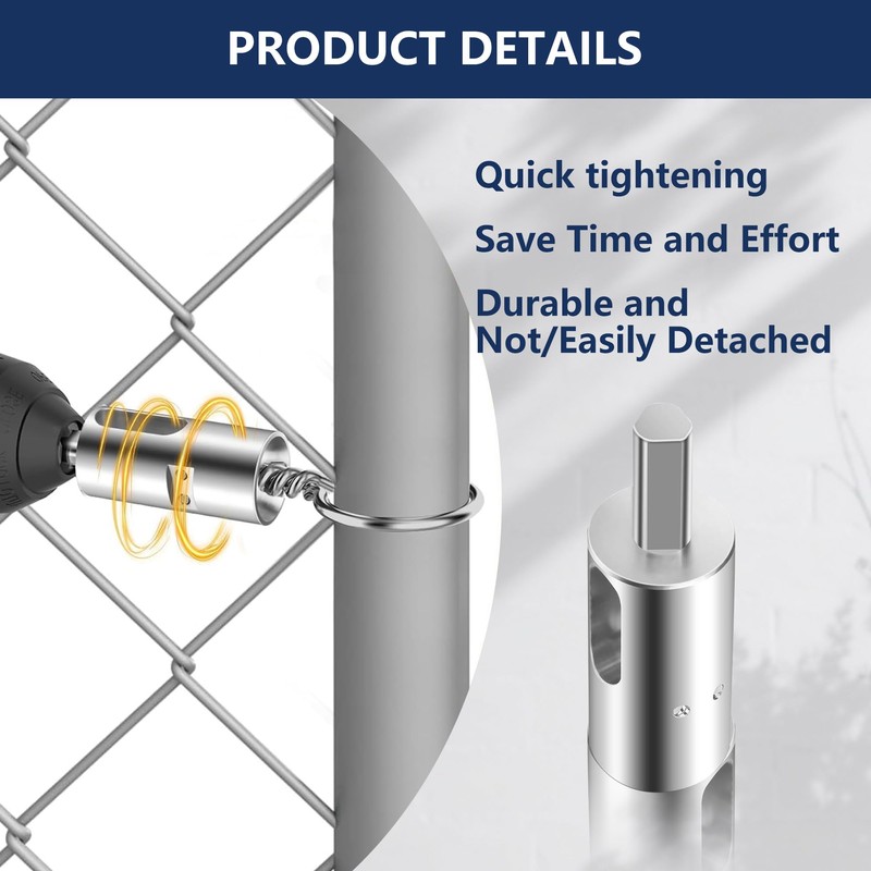 EZ Twist Pro 9 Gauge Fence Wire Tool Compatible with