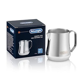 De'Longhi DLSC060 ECO 311.W / BK / R / B milk jug, 18/8 stainless steel, 350 ml