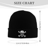 Vxchkerm Skull and Crossbones Beanie Hats for Women Men, Funny