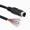 Mini DIN 8 pin Male MD8 to Wire End Connecter