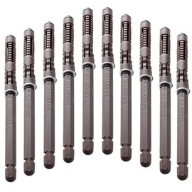 Floating Shelf Brackets - 10 Pack Heavy Duty Invisible Wooden Shelf Brackets with Screws DIY Adjustable Hardware Blinds Supports Shelves (Pack of 10)