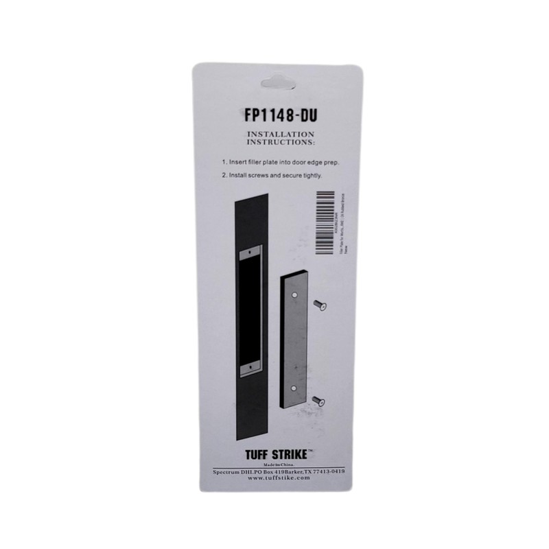 Dummy Mortise Filler Plate | 86 Prep Blank Cover |