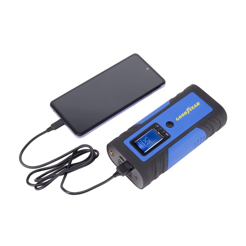 Goodyear Digital Portable Compressor 150 PSI Blue