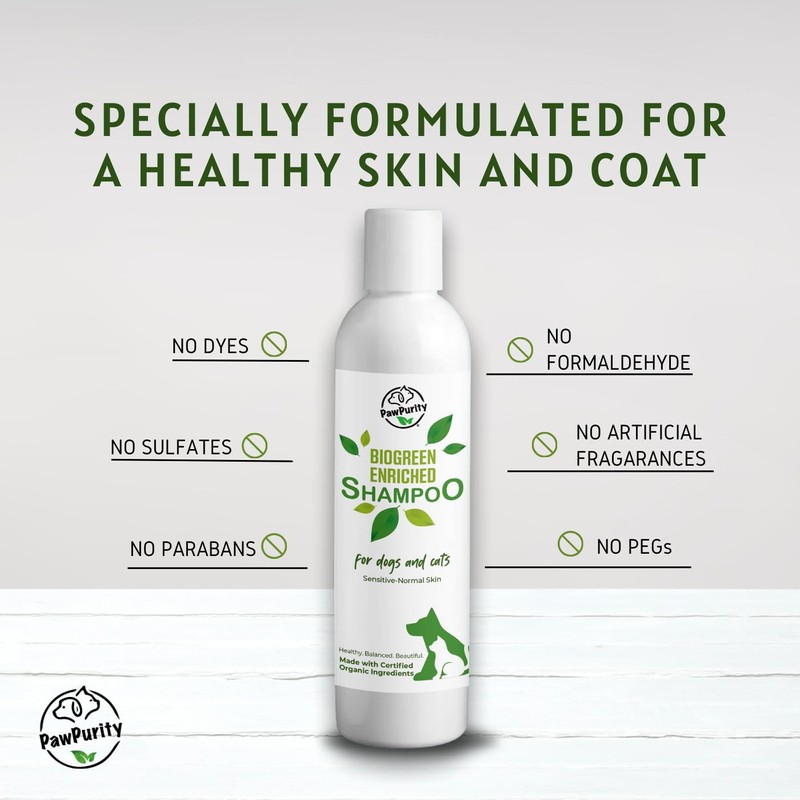Biogreen Enriched Shampoo for Dogs & Cats