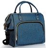 IDEATECH Large Insulated Lunch Bag for Men, Blue, Reusable Cooler