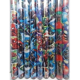 Boys Christmas Gift Wrap - Wrapping for Presents - 3 Assorted Rolls
