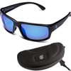 LMAB Floating Polarising Glasses Fishing Model Iris with Case and