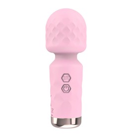 Electric Handheld Massager Rechargeable Home Portable Safe Flexible 10 Frequencies Silicone Massage Stick