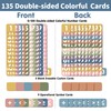 Yoink Boho Number Pockets Chart 1-120 with 135 Double-Sided Number