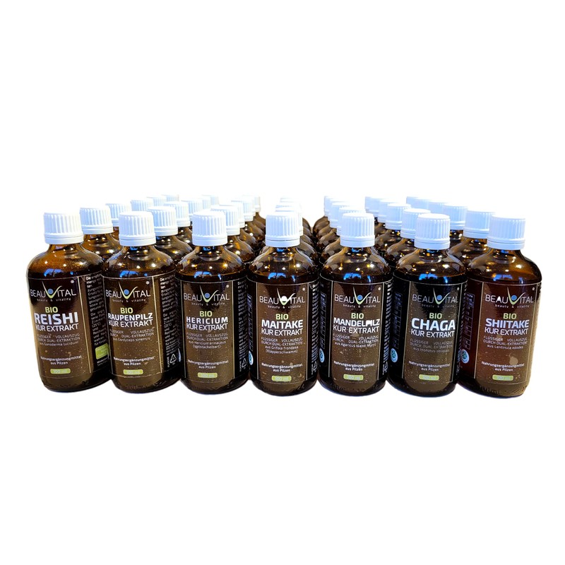 BEAUVITAL Organic Hericium Extract Liquid | Liquid Extract Lion's Mane/Hedgehog