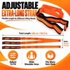 Reusable Orange Plastic Handling Strap for Moving Furniture and Electrical
