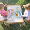Tyrrell Katz Toddler Divider Plate in Green with 4 Sections