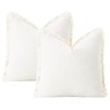 Square Pillow Covers 45x45cm Set of 2 Cotton Pillow Covers