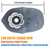 24 Volt RS775 25000RPM 280W High Speed Motor Gearbox for