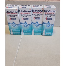 Biotène Biotene Dry Mouth  Moisturizing Spray, Gentle Mint .(Pack of 4). Exp:04/2026