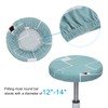 PATIKIL Round Bar Stool Cover, 2 Pack Soft Elastic Stool