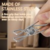 12Pcs Multi-Functional Portable Laundry Hooks Small Cloth Single Clip Useful