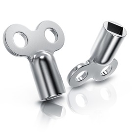 CSL - Heater Bleed Key Set - Universal Bleeder for All Heaters - Radiator Bleed Key with High-Quality Zinc Alloy - Radiator Key (Pack of 2)