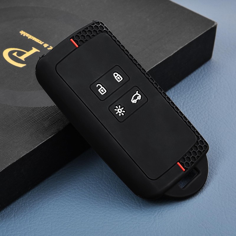 OATSBASF Car Key Case for Renault, 4-Button Key Case Cover