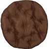 Klear Vu Solid Microsuede Papasan Chair Cushion for Living Room,