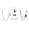 Blowind Durable Cross Pants Chain Biker Jeans Wallet Chain for