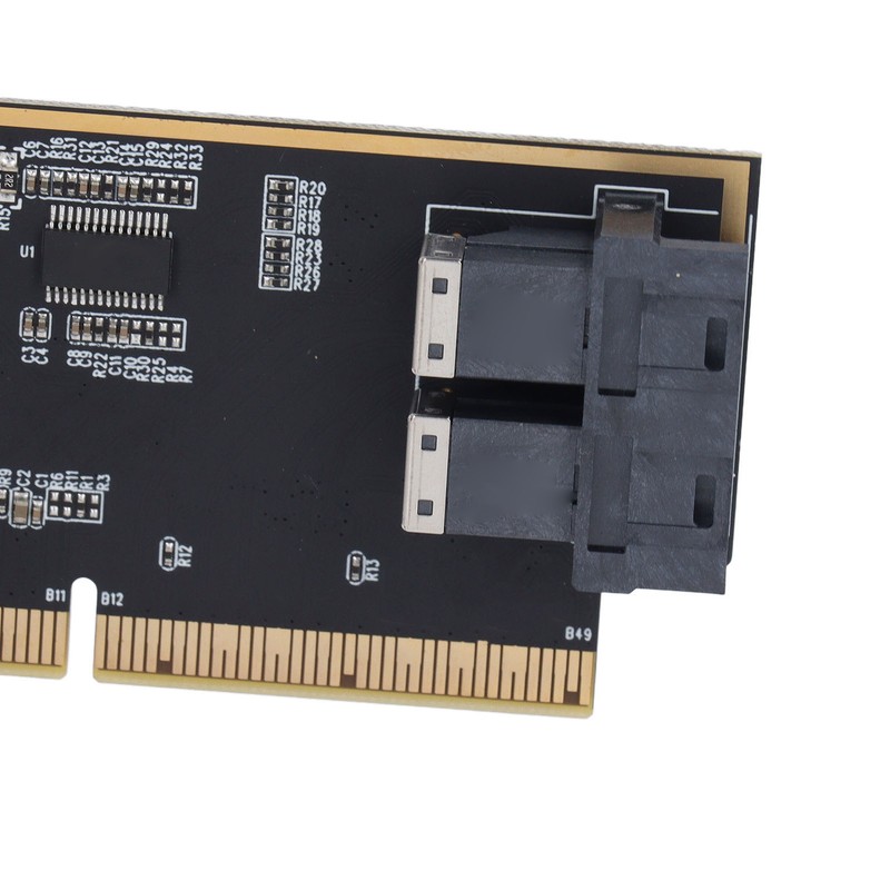PCIe3.0 X8 to U.2 Adapter Card 64Gbps High Speed PCI