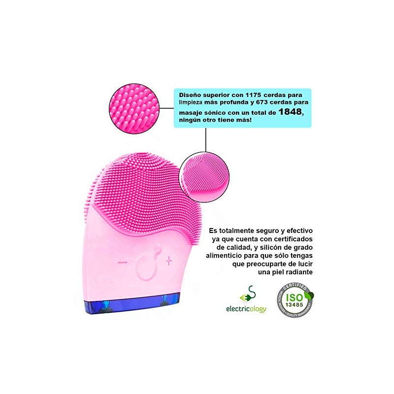 VAK SUPER LIMPIADOR FACIAL 14S CON TERAPIA LUZ PURIFICADOR RESTAURADOR
