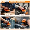 6 Inch (150mm) 7000 Grit Sanding Discs, Waterproof Hook &