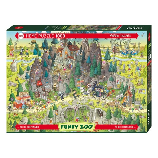 Heye Funky Zoo Transylvanian Habitat 1000 Piece Jigsaw Puzzle
