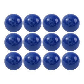 Mylec Street Hockey Balls, No-Bounce Hockey Balls, Perfect for Play at Less Than 30 Degrees F, Durable Construction, Stree & Roller Hockey Ball for Outdoor Play - Blue 12 Pack