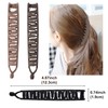 YUANYIJIA 3 Pcs Banana Hair Clips, 3 Colors Double Combs