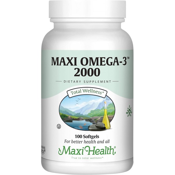 Maxi Health Omega 3 Fish Oil 2000mg – Fish Oil