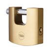 Yale - Y114B/70/113/1 High Security 70mm Brass Shutter Padlock -