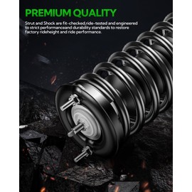 Scoparc Front Struts Shock Absorbers for 2003-2008 Corolla 172114, 172115, SR4069, SR4068, 182115, 11752, 11751, G57115, 1331601R, 1331601L, G57114, Struts Shocks Suspension Assembly, 2Pcs