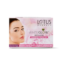 Lotus Herbals Whiteglow InstaGlow Brightening Facial Kit Dull and Tired Skin 40