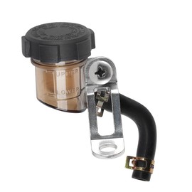 LE LEFOSSI Universal Motorcycle Brake Reservoir Cup Fluid Bottle Oil Reservoir Tank Cup with Bracket