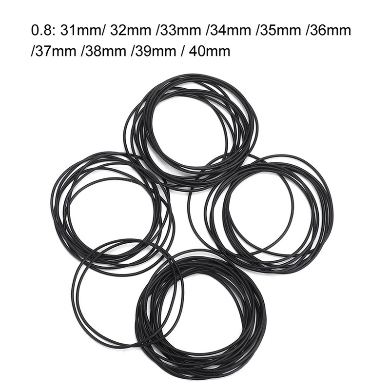 500pcs/bag O Ring Rubber Seal Watch Back Cover Seal Gaskets