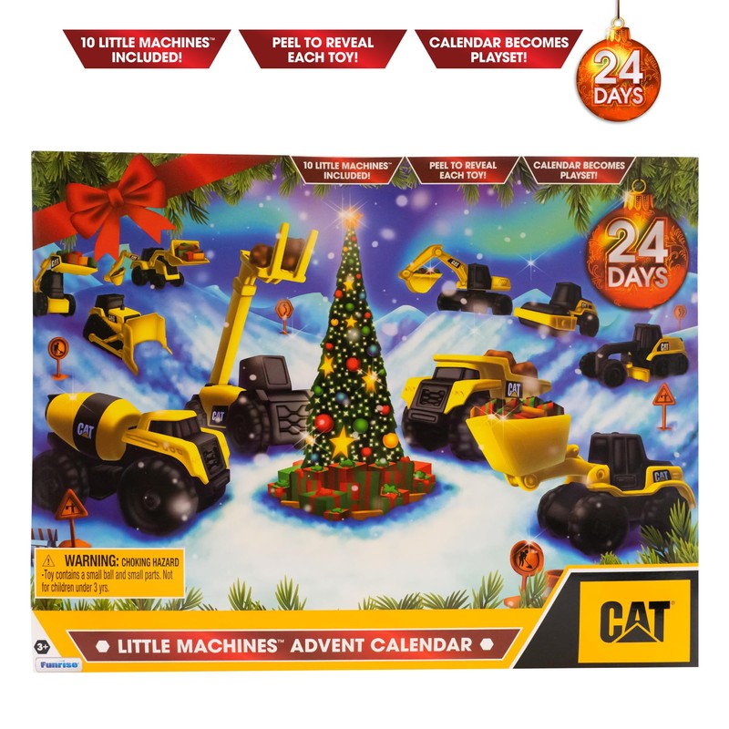CAT Construction Toys, Little Machines Advent Calendar - Kids Toys