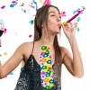 Lecute 10 Corbatas Neon Fiesta Fluorescente Brilla Luz Negra Party